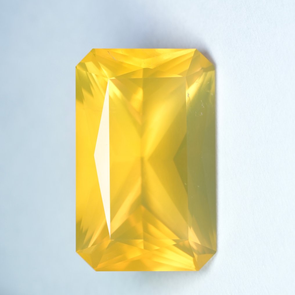 Opal de Foc - 19.46 ct - Asociația internațională de pietre prețioase colorate (ICA GemLab) - Precision Cut #1.0