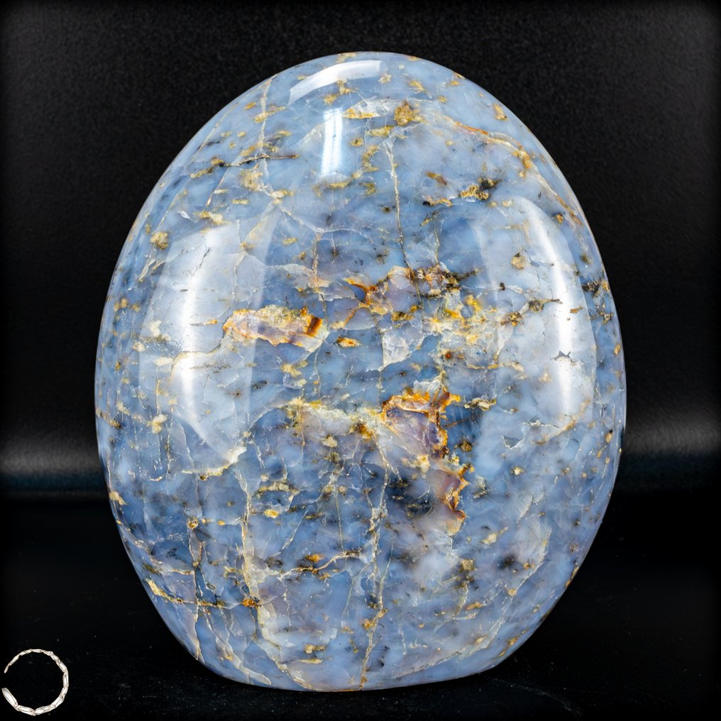 Quartz albastru natural, formă liberă, foarte rar. Arta în forma sa naturală- 1484.62 g #3.2