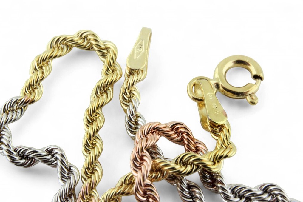 没有保留价 - 手镯 - 18K包金 黄金, 白金, 玫瑰金 #4.3