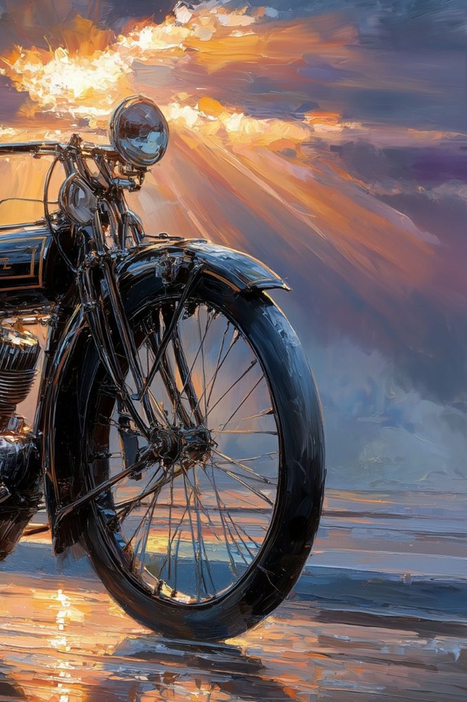 Canvas Fit - Alberto Ricardo - Harley Davidson, espíritu y horizonte #1.0