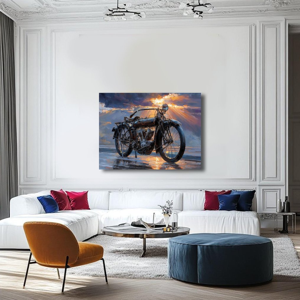 Canvas Fit - Alberto Ricardo - Harley Davidson, espíritu y horizonte #4.3