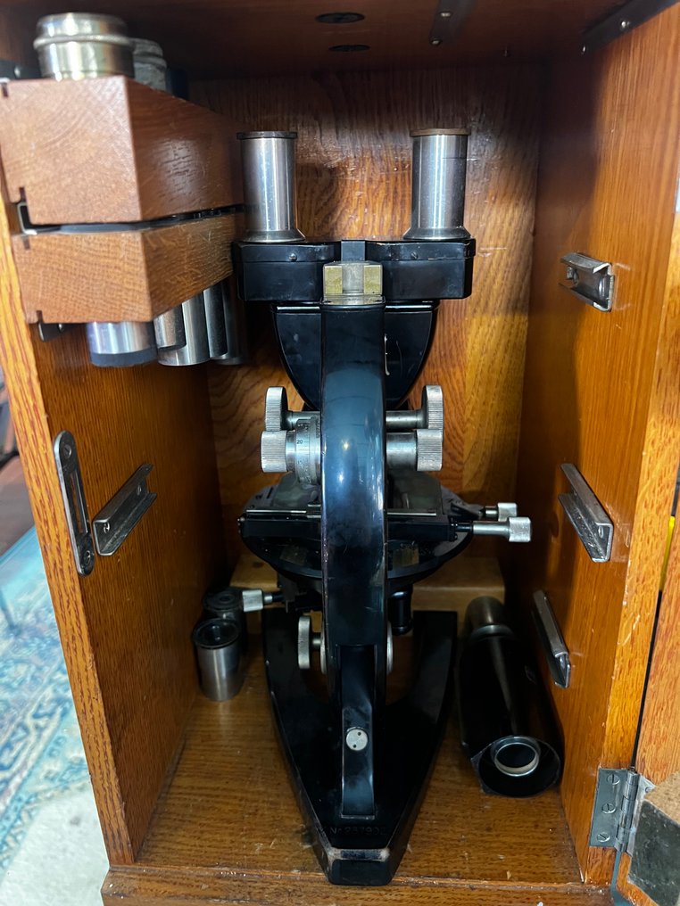 Zeldzame binoculair compoundmicroscoop - Model FZE – Serial Nr. 237902 - 1920-1930 - Duitsland - Carl Zeiss Jena #1.0