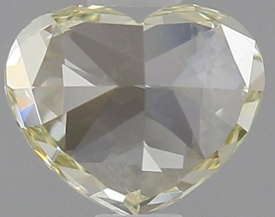 1 pcs Gyémánt (Természetes színű) - 0.71 ct - Szív - Fancy light Sárga - VVS1 - Amerikai Gemmológiai Intézet (GIA) #2.1
