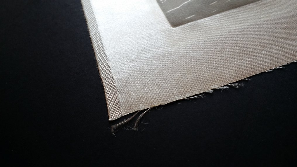 Hans Figura (1898-1978) - Winter in the Alps - signed etching on silk #4.3