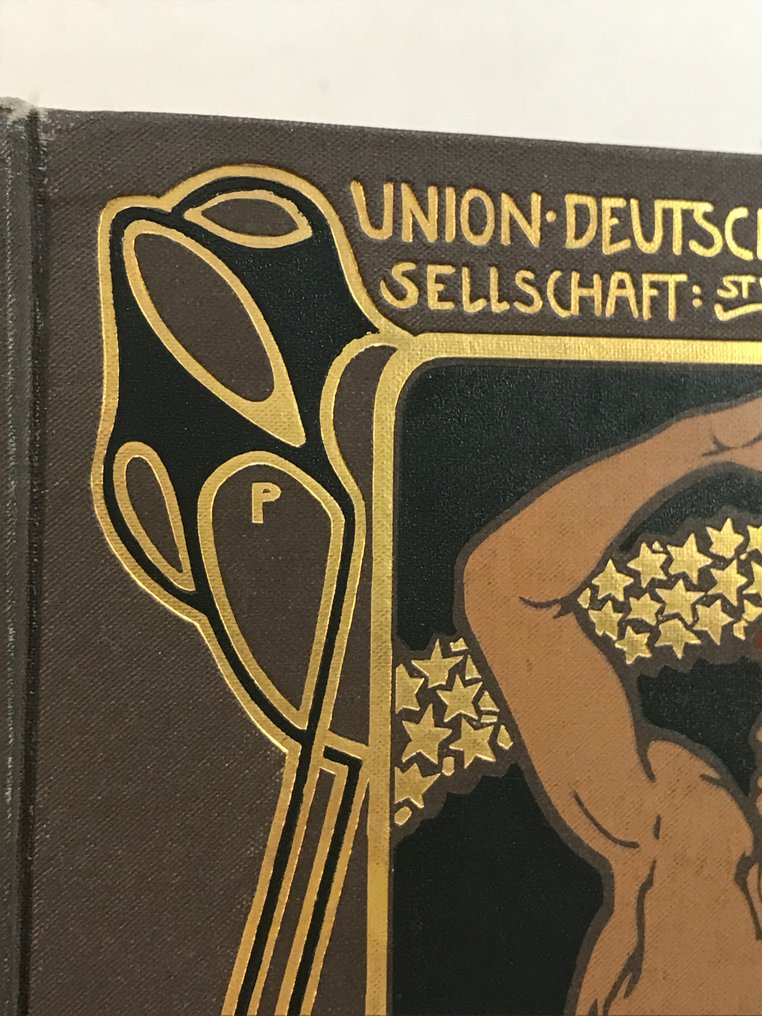 Th. Schwarze / Paul Bürck [Art Nouveau binding] - Licht und Kraft. Die Elektricität und ihre Anwendung im täglichen Leben - 1890 #3.2