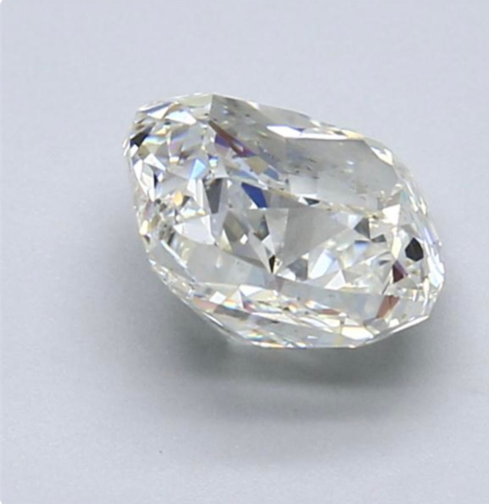 1 pcs 钻石 (天然) - 1.66 ct - 枕形 - J - SI1 微内含一级 - 美国宝石研究院(GIA) - Ex Ex None #3.2