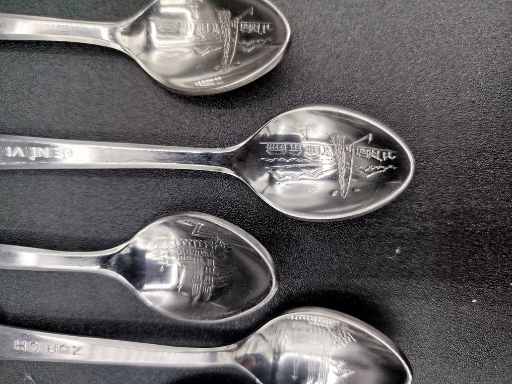 Rolex - Kaffeelöffel (6) - Versilbert #2.1