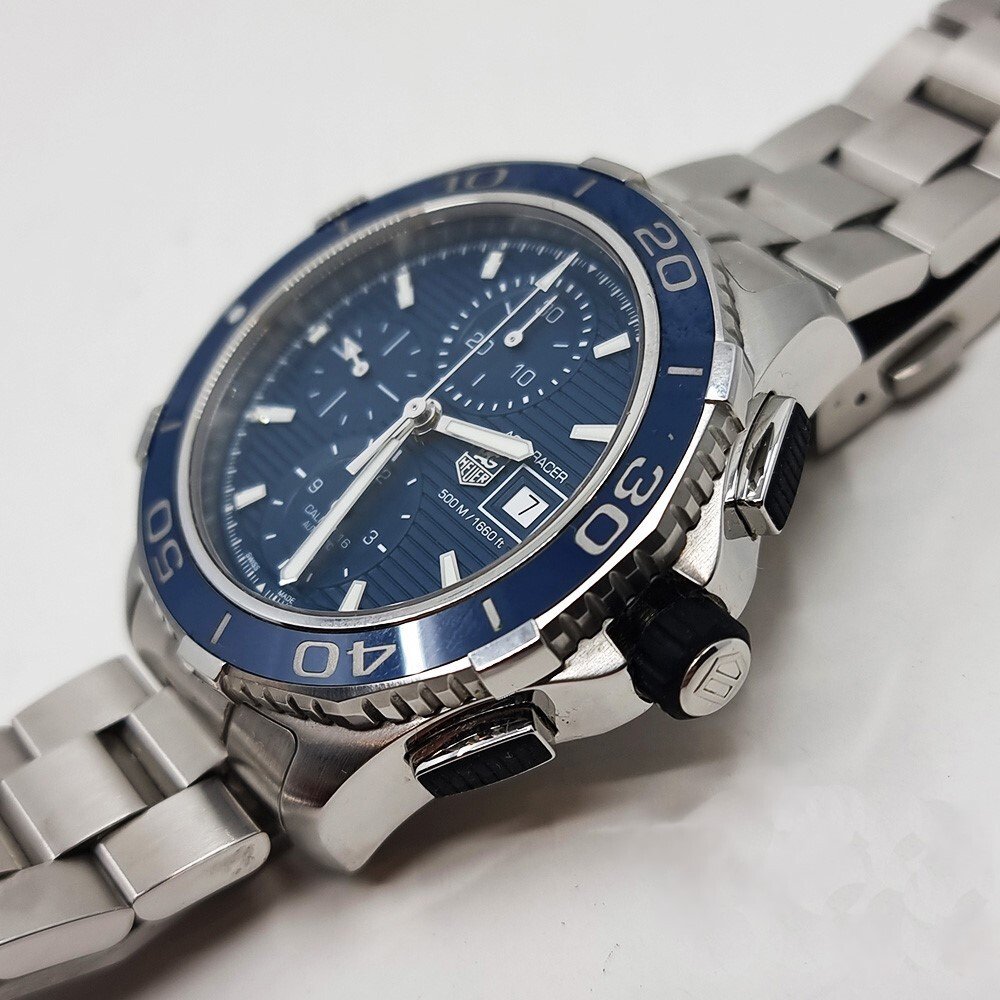 TAG Heuer - Aquaracer Chronograph Calibre 16 - CAK2112.BA0833 - Men - 2020+ #2.1