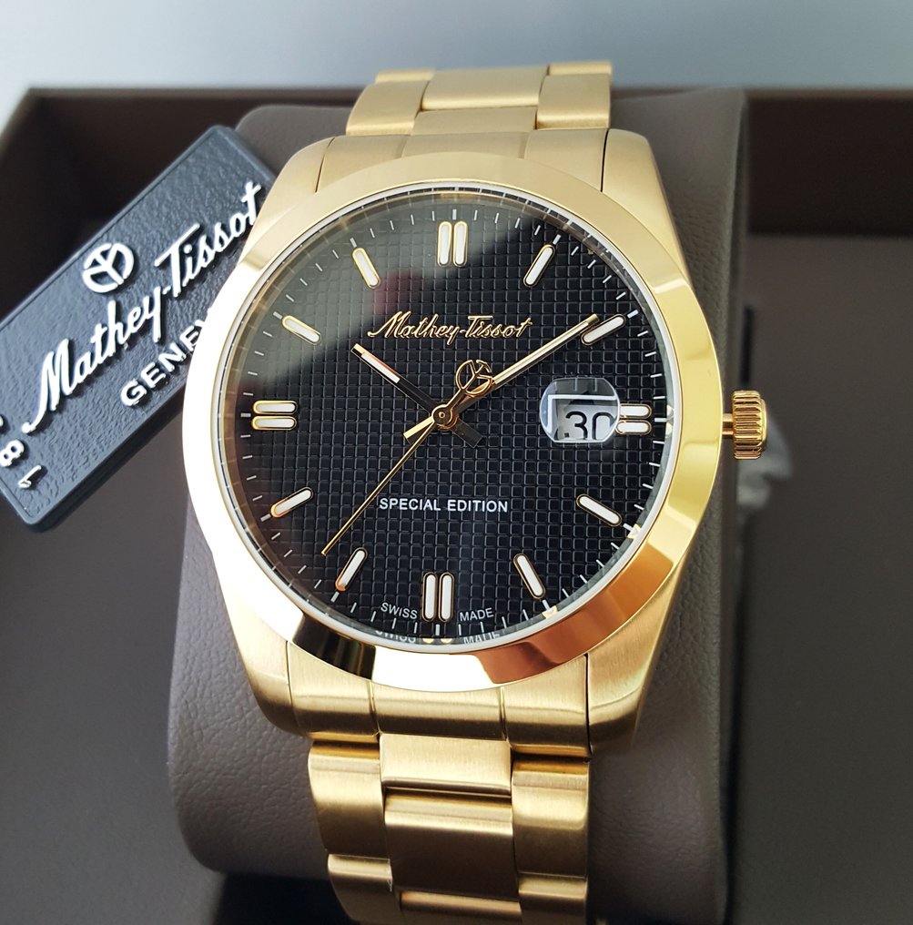 Mathey-Tissot - Special Edition - 316L Gold - Swiss Made - Cyclops Date - New - 没有保留价 - 男士 - 2025 #2.1