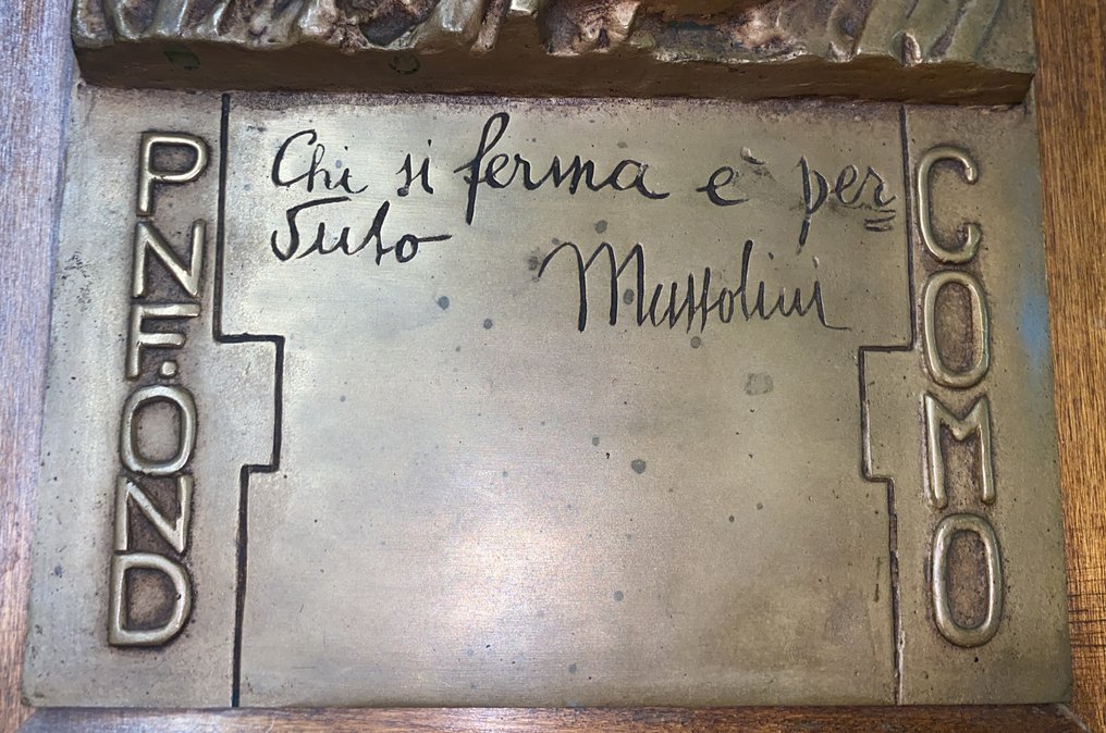 義大利 - 穆索里尼PNF青铜奖杯 - 軍用配件 #3.2