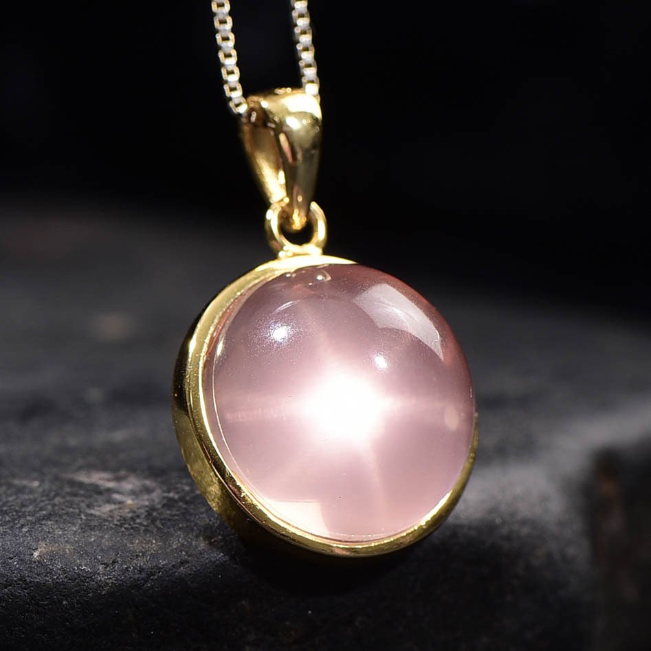 Χωρίς Αποθεματικό - Πιστοποιημένο από ALGT - Πολύ αποκλειστικό κρεμαστό από φυσικό ροζ χαλαζία. Ανώτερη διαύγεια στην πιο φυσική της μορφή.- 5.09 g #1.0