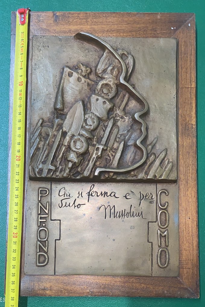 義大利 - 穆索里尼PNF青铜奖杯 - 軍用配件 #1.0