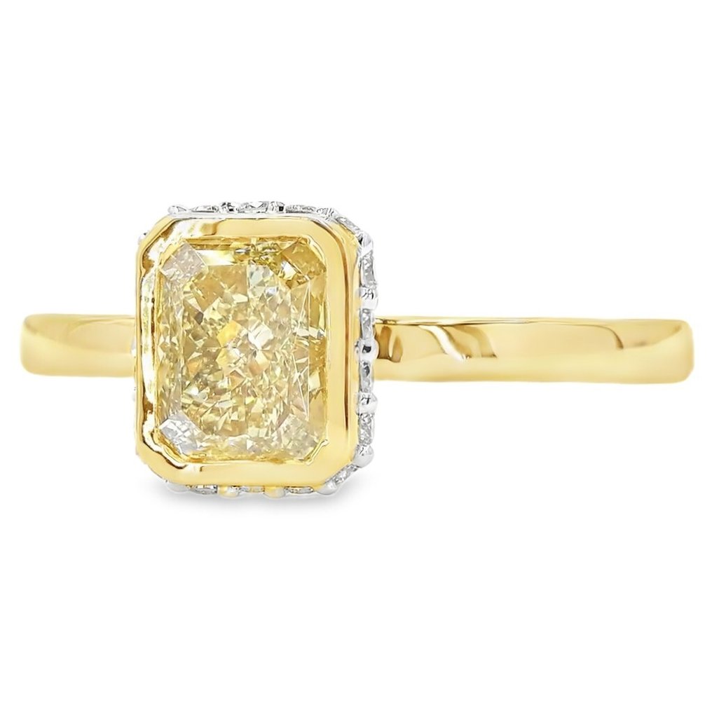 Δαχτυλίδι - 18 καράτια Κίτρινο χρυσό -  1.14ct. tw. Κίτρινο Διαμάντι (Φυσικού χρώματος) - Διαμάντι - ΙΓΙ #3.2