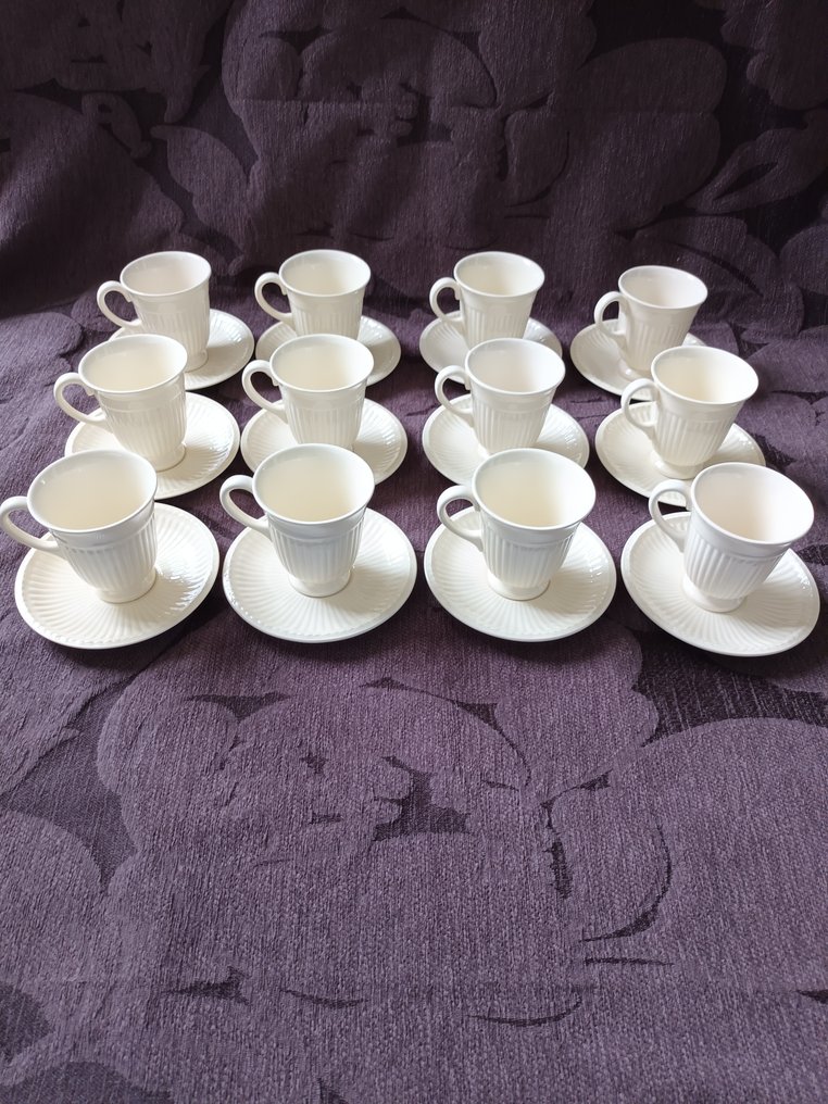 Wedgwood - Coffee set for 12 (15) - Edme - Earthenware #2.1