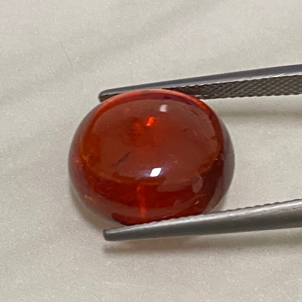 Portocaliu Spessartin  - 18.63 ct - Asociația internațională de pietre prețioase colorate (ICA GemLab) - Calitatea gemurilor transparente #2.1