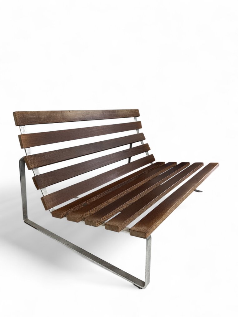 Artifort - Kho Liang Ie - Πάγκος - Μαλλί, Χάλυβας, Wenge - Καναπές #1.0