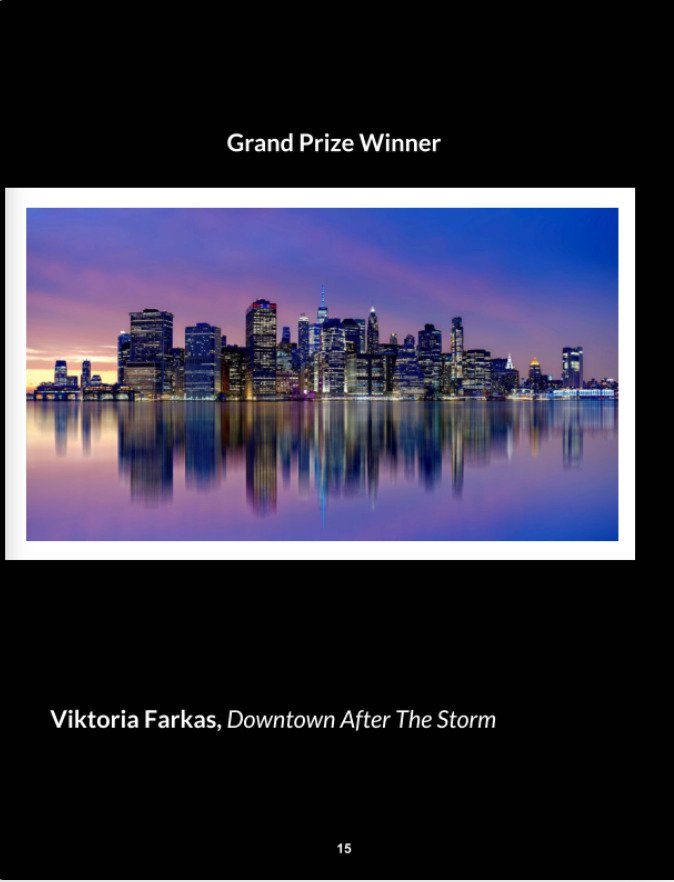 Viktoria Farkas - Downtown After the Storm - Grand Prize-Winning Photograph #3.2