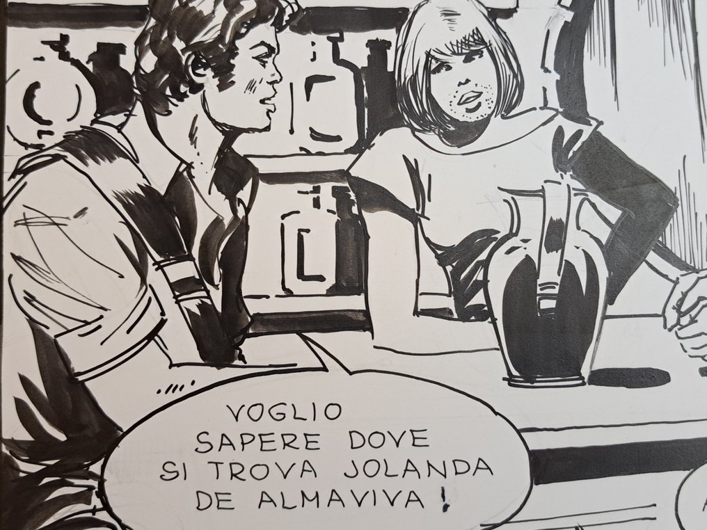 Manara, Milo - 1 Original page - Jolanda: La Contessa Nera #1.0