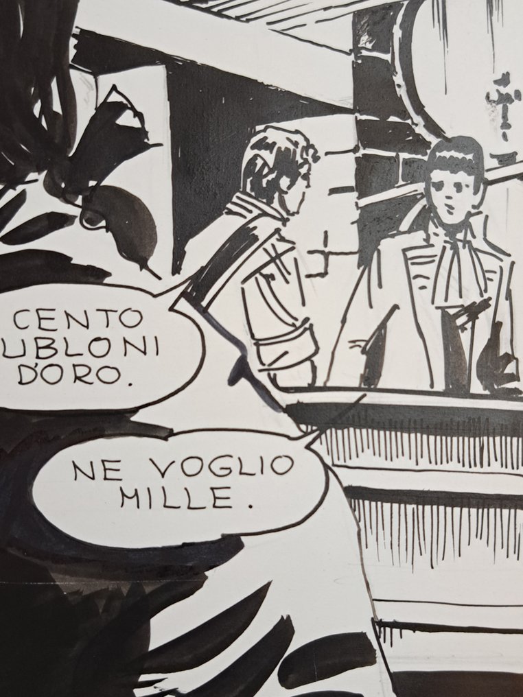 Manara, Milo - 1 Original page - Jolanda: La Contessa Nera #3.2