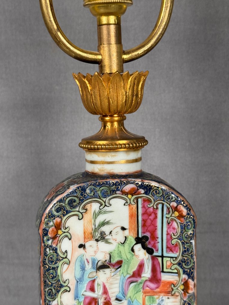 Vas - Porțelan - China - Qing Dynasty (1644-1911) - Recipient de ceai Canton #3.2