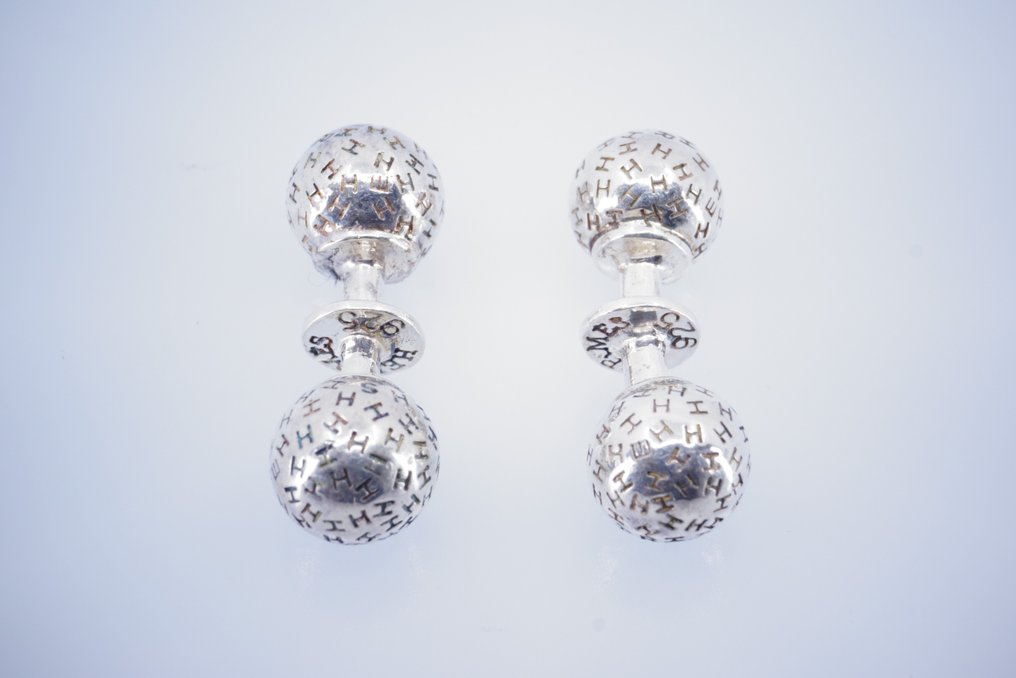 Hermès - Graffiti H - Silver - Manchetknapper #3.2