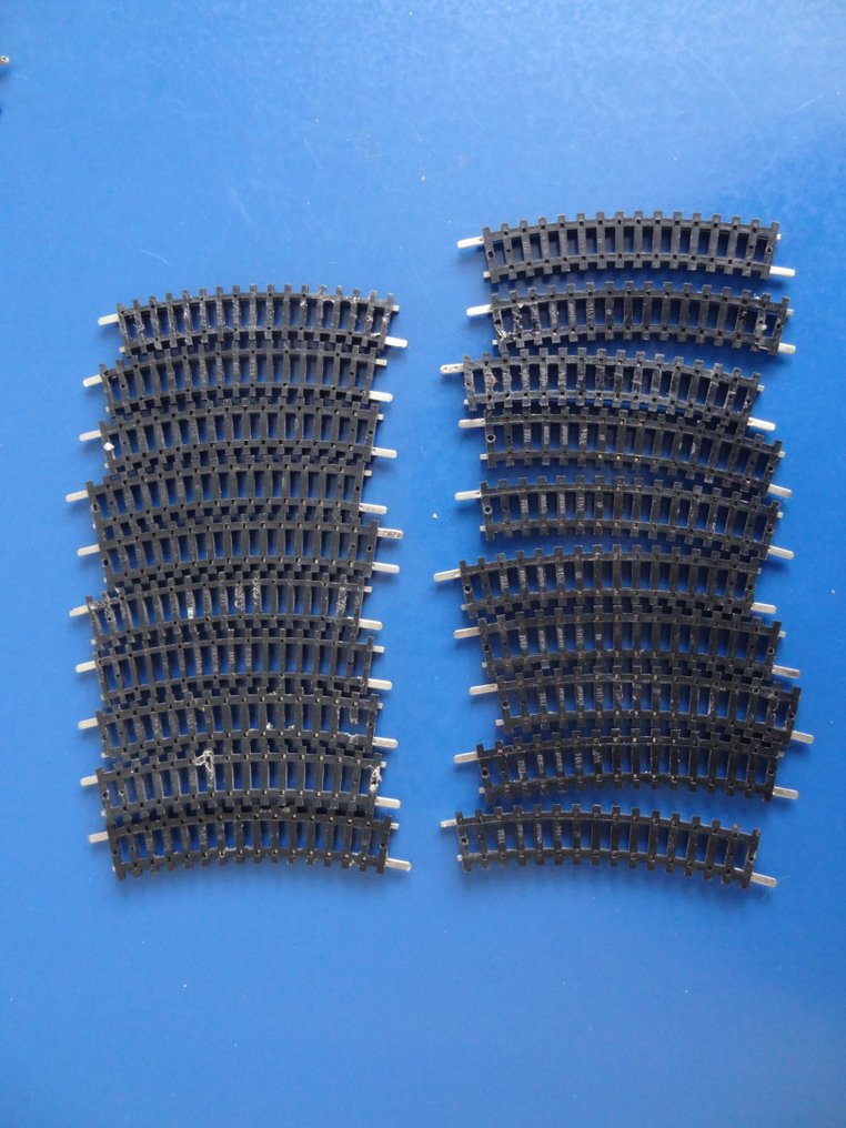 Trix N - 4914 & 4922 - Modeltreinsporen (36) - gebogen rails R1 en R2 #3.2