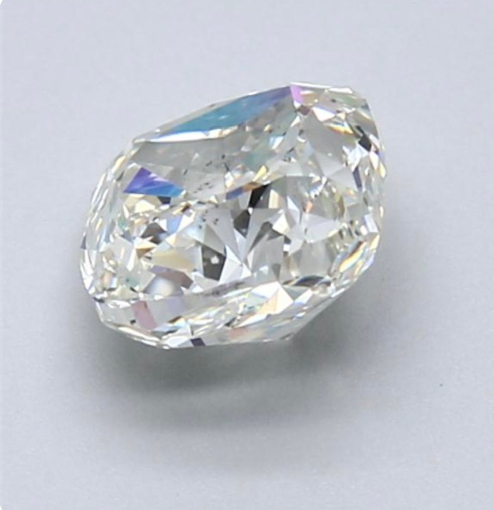 1 pcs 钻石 (天然) - 1.66 ct - 枕形 - J - SI1 微内含一级 - 美国宝石研究院(GIA) - Ex Ex None #4.3