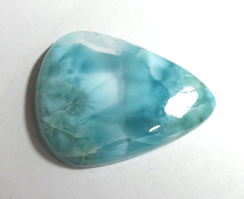 非常大的LARIMAR 100% 天然 弧面形- 13.16 g #4.3