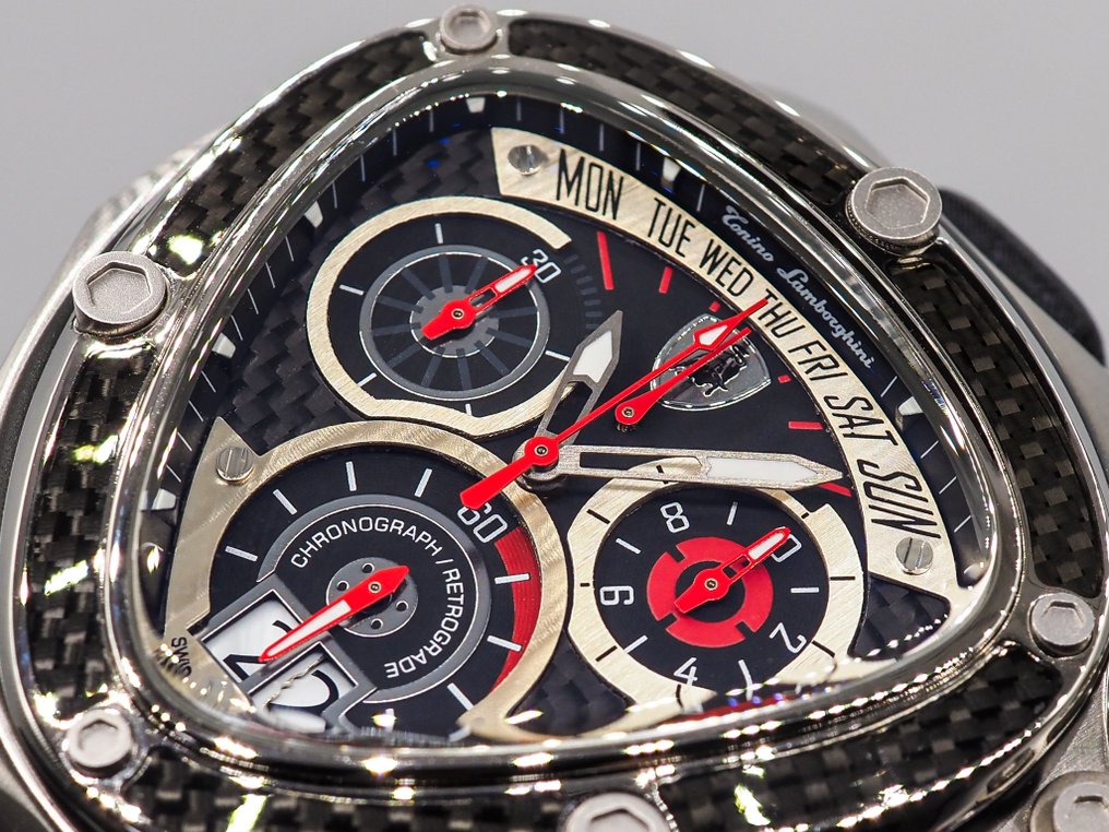 Tonino Lamborghini - Spyder 3000 - χωρίς τιμή ασφαλείας - Retrograde * NEW * Chronograph * - Άνδρες - 2010-2020  #2.1