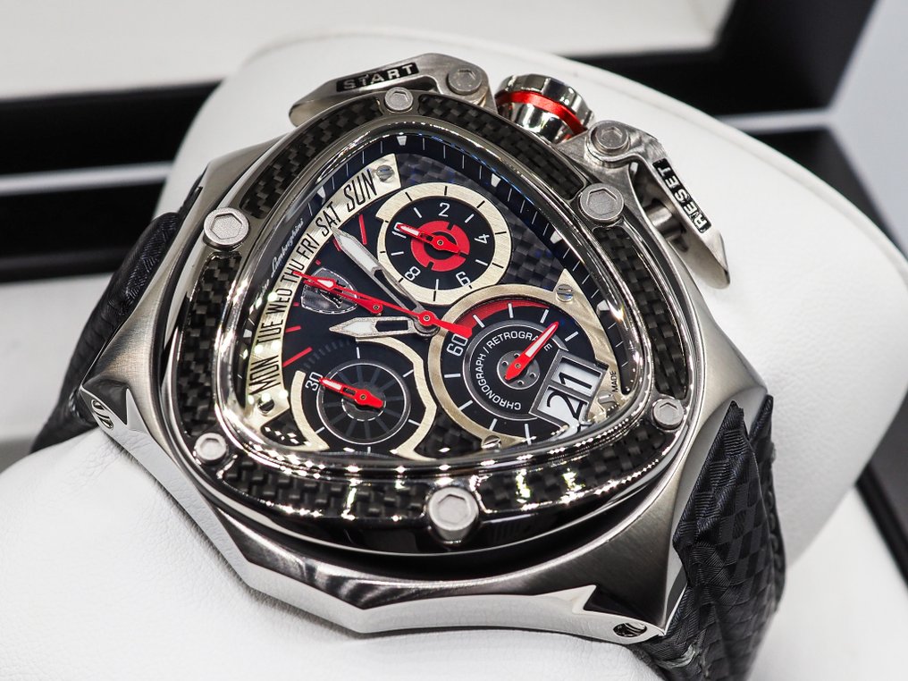 Tonino Lamborghini - Spyder 3000 - χωρίς τιμή ασφαλείας - Retrograde * NEW * Chronograph * - Άνδρες - 2010-2020  #3.2