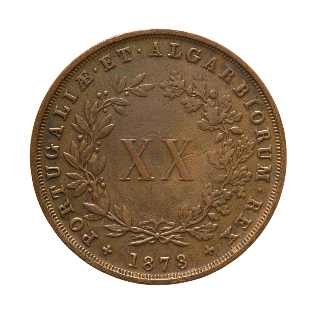 Portugal. D. Luís I (1861-1889). XX Reis 1873  (No Reserve Price) #1.0