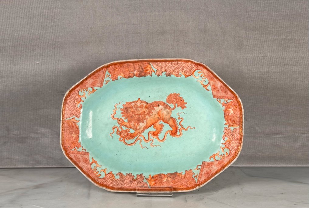 Piatto piano - Porcellana - piatto turchese #2.1