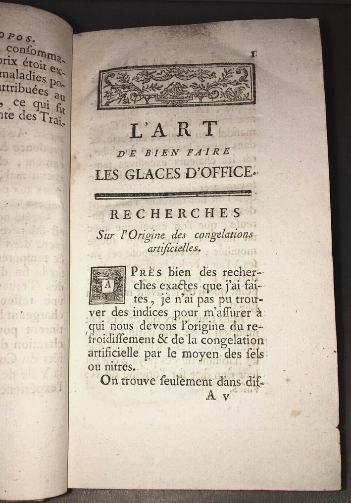 M. Emy, Officier de bouche - L’art de bien faire les glaces d’office - 1768 #3.2