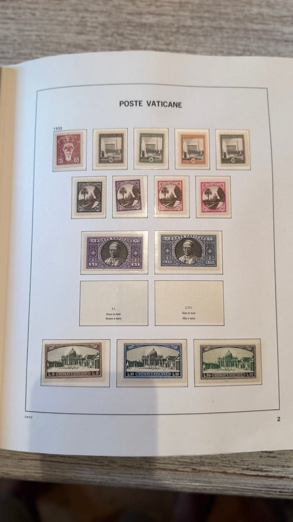 Βατικανό 1929/2000 - Μεγάλη ΝΕΑ Συλλογή σε 2 Άλμπουμ DAVO. #4.3
