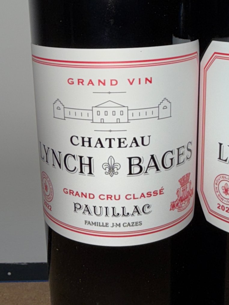 2022 Chateau Lynch Bages - Pauillac 5ème Grand Cru Classé - 2 Bottles (0.75L) #2.1