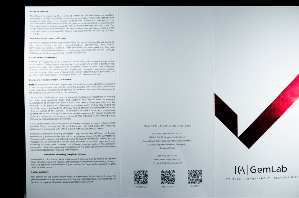 Rózsaszín Morganit - 16.61 ct - Nemzetközi Színes Drágakő Szövetség (ICA GemLab) #4.3