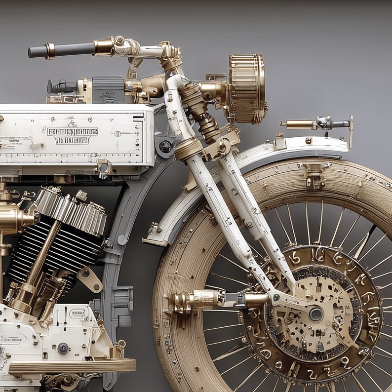 Artxlife - Metal& Wood Harley, Prototype Nr. 3 [XXL] #4.3