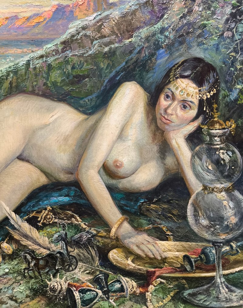 Dmitry Kostylev (1930-2017) - Nymphe aux trésors #1.0