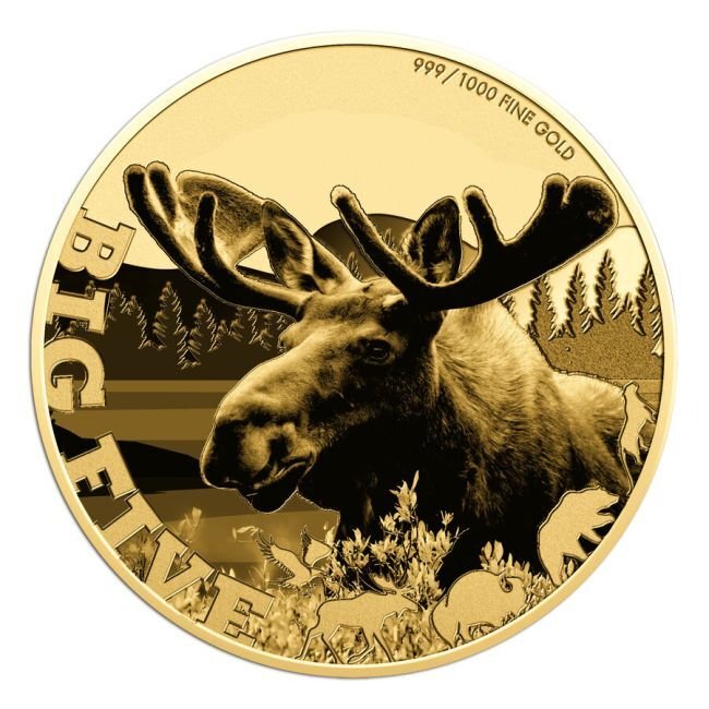 10 x 1/200 Troy Oz - Oro - "Big Five of America" gold coin collection - 10 pieces set - Sigillato #3.2