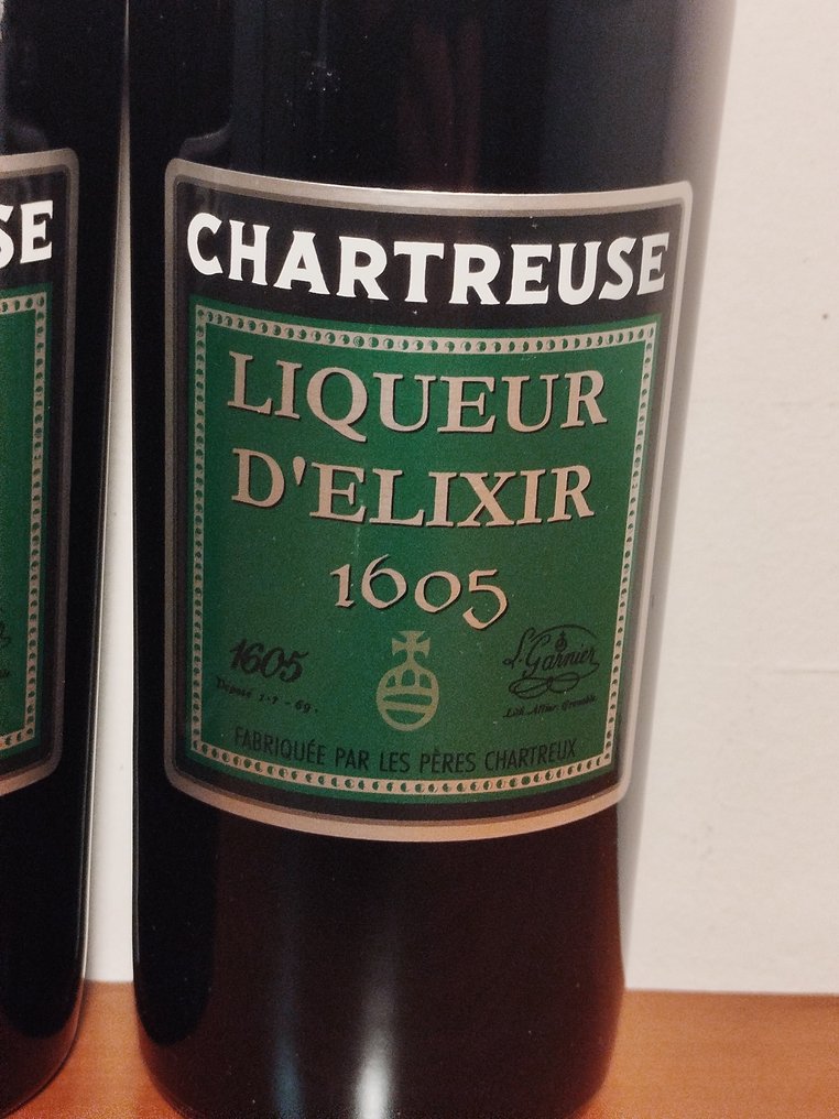Chartreuse - Liqueur d´Elixir 1605   - b. 2025  - 70cl - 3 μπουκαλιών #4.3