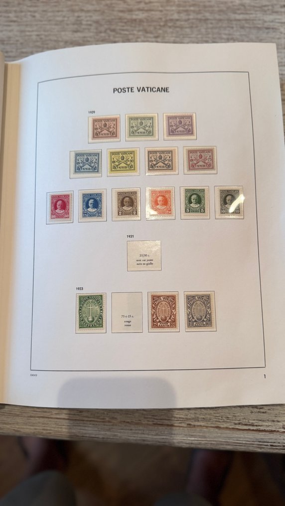 Βατικανό 1929/2000 - Μεγάλη ΝΕΑ Συλλογή σε 2 Άλμπουμ DAVO. #3.2