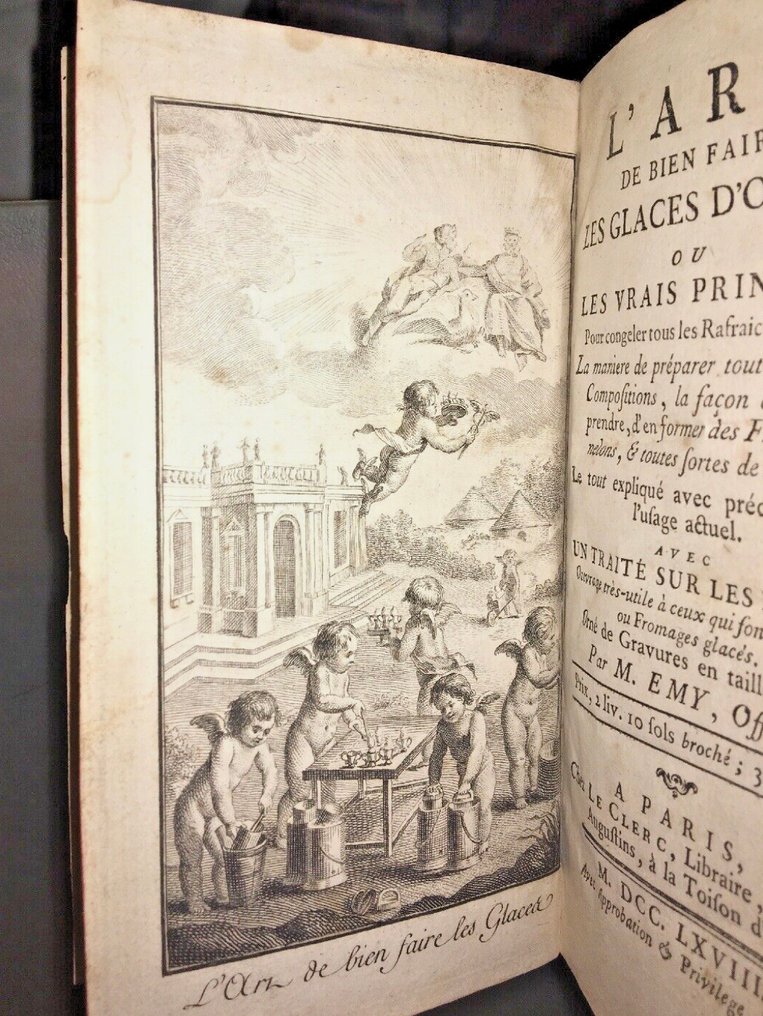 M. Emy, Officier de bouche - L’art de bien faire les glaces d’office - 1768 #2.1