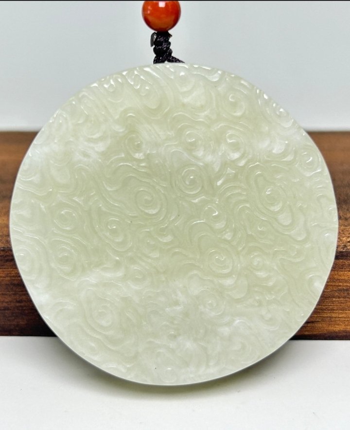 Certification NGTC nephrite naturelle - Pendentif #2.1