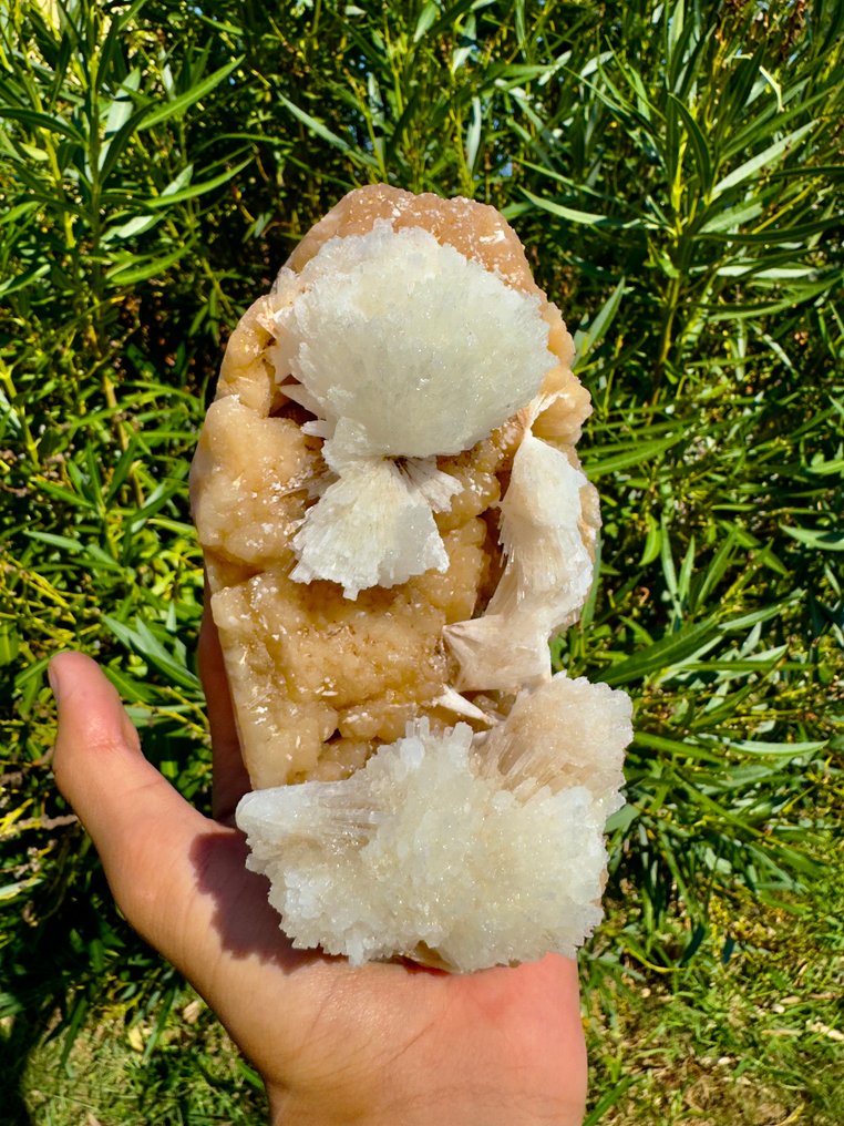 Amazing Mesolite With Stilbite Crystal on matrix - Height: 16 cm - Width: 10 cm- 1336 g - (1) #3.2