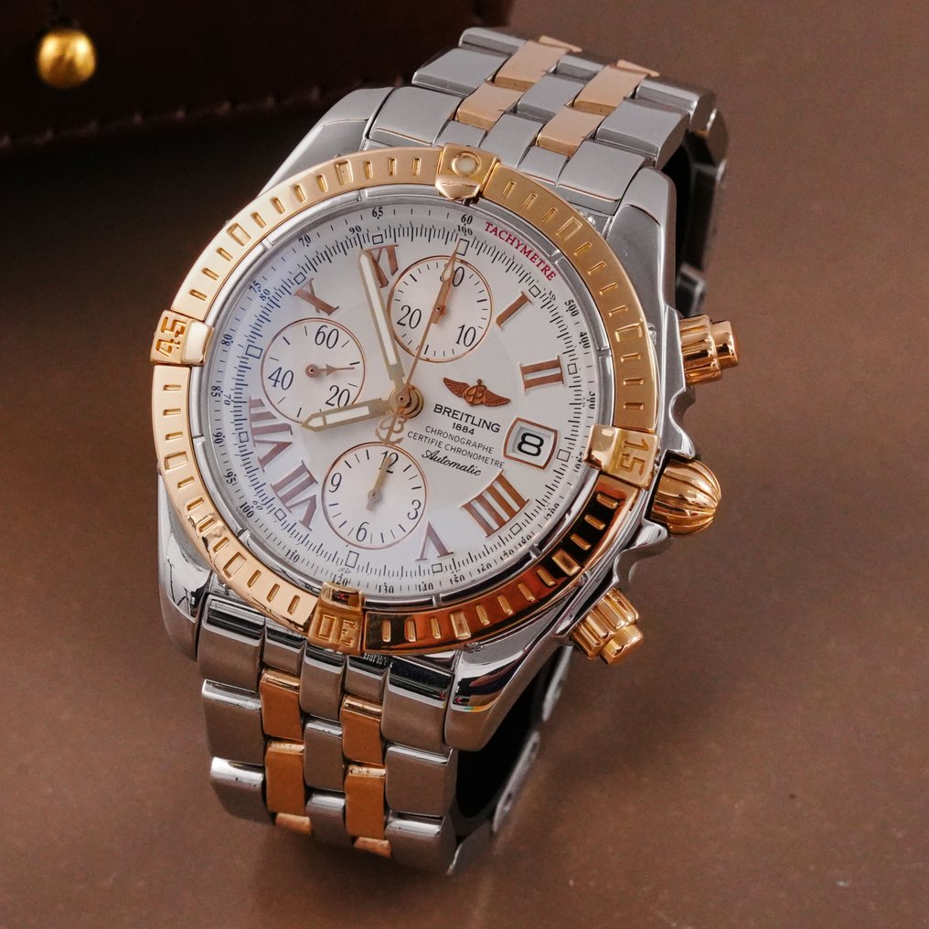 Breitling - Chronomat Chronograph Evolution Gold/Steel - C13356 - Men - 2000-2010  #2.1