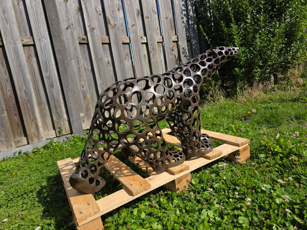 Statue, XL Bronze Polar Bear - after Francois Pompon - 44.5 cm - Bronze #2.1