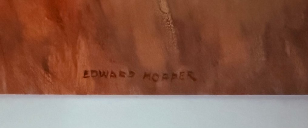 Edward Hopper - “Cape Cod Morning, 1950”. Gesigneerd in de plaat. - 1960s #3.2