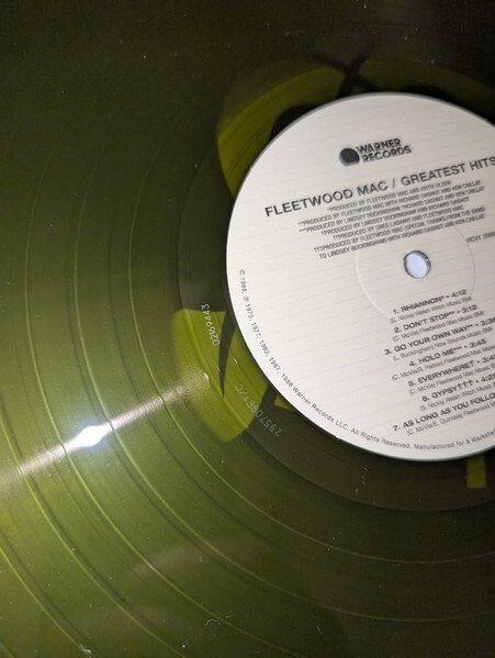 Fleetwood Mac - Greatest Hits - Exclusive Translucent Forest Green Vinyl US-Import - LP 專輯(單個) - 彩色唱片 - 2025 #4.3