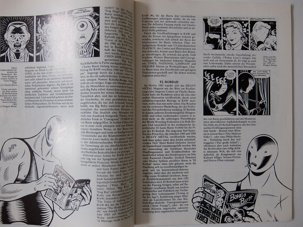 Collection of magazines with Charles Burns comics - 1985-1996 #4.3