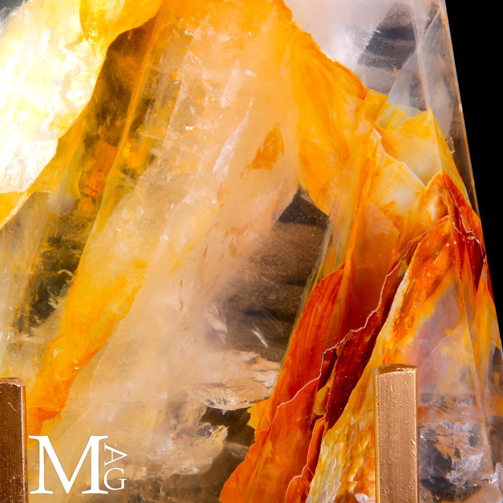 Superb Hematoid Quartz Golden Healing - Altezza: 273 mm - Larghezza: 155 mm- 2132 g #4.3